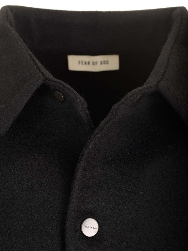 Wool Cashmere Over Shirt - Image 4