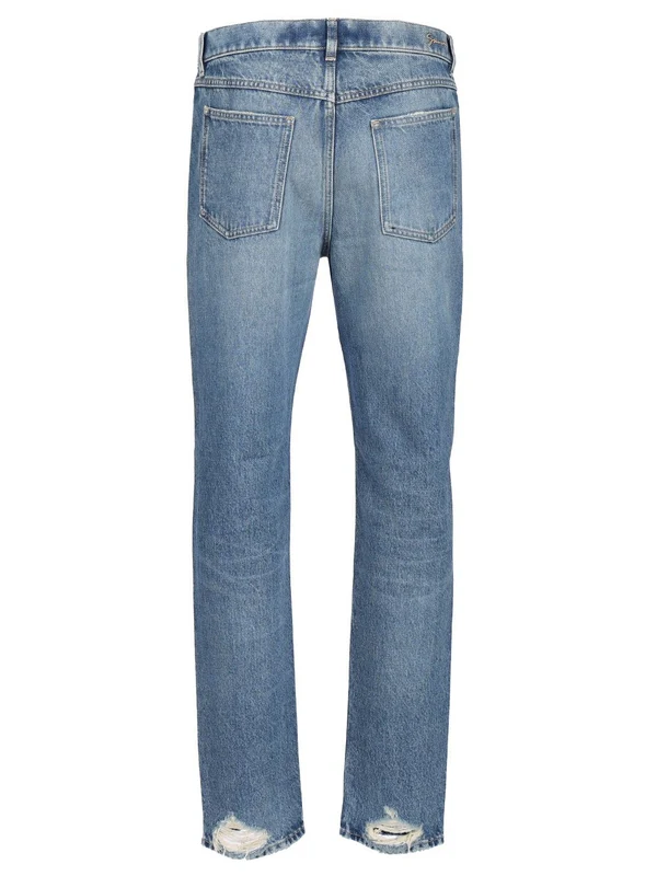 Faded Slim Fit Denim Pants - Image 2