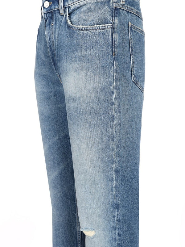 Faded Slim Fit Denim Pants - Image 3