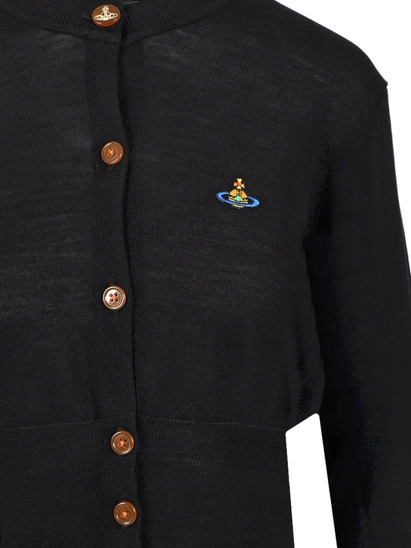 Bea Crop Wool Silk Cardigan - Image 3