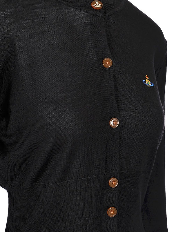 Bea Crop Wool Silk Cardigan - Image 4