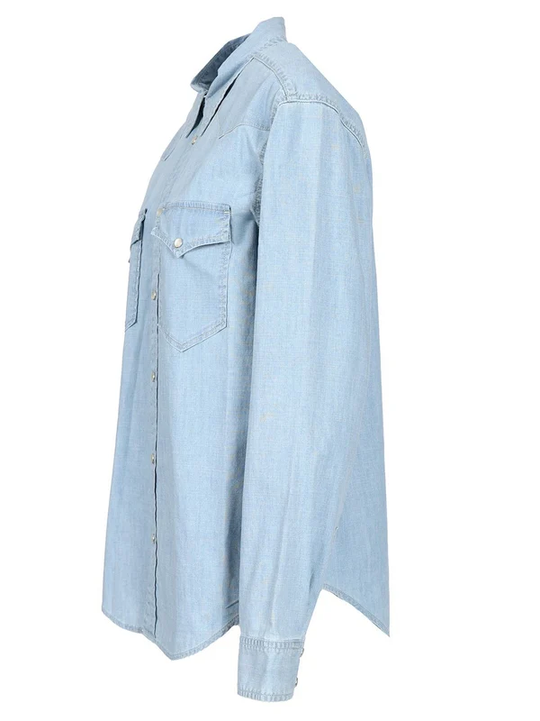 Vasco Washed Denim Shirt - Image 3