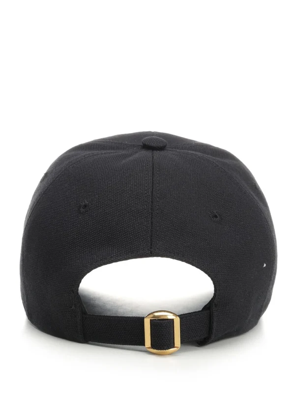 Embroidered Logo Cotton Baseball Cap - Image 3