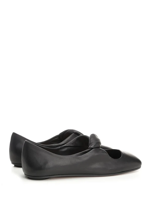Ballerina Leather Flat Shoes - Image 3