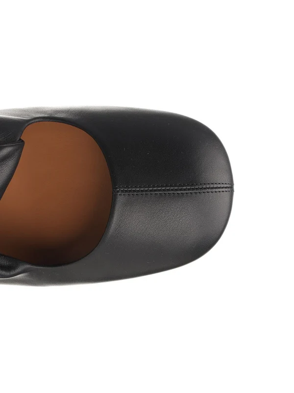 Ballerina Leather Flat Shoes - Image 4