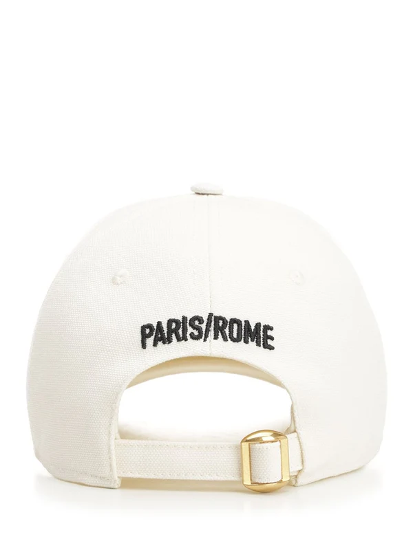 Embroidered Logo Cotton Baseball Cap - Image 2