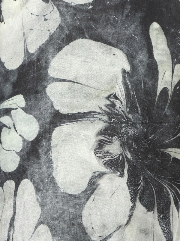 Floral Printed Silk Short-Sleeve Shirt - Image 4