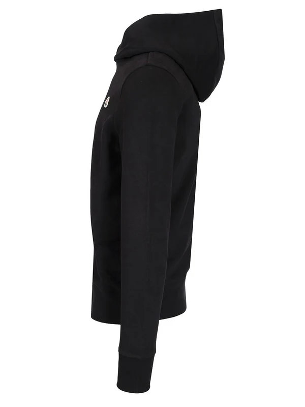 Logo Patch Cotton Hoodie - Image 3