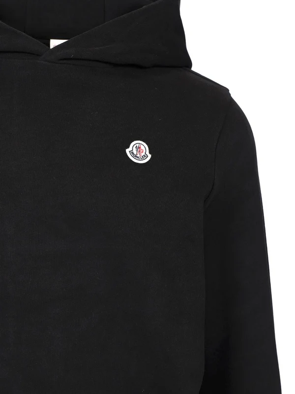 Logo Patch Cotton Hoodie - Image 4
