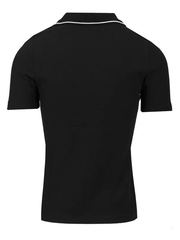Logo Patch Cotton Polo Shirt - Image 2