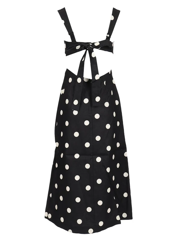 Crush Polka Dot Pattern Midi Dress - Image 2