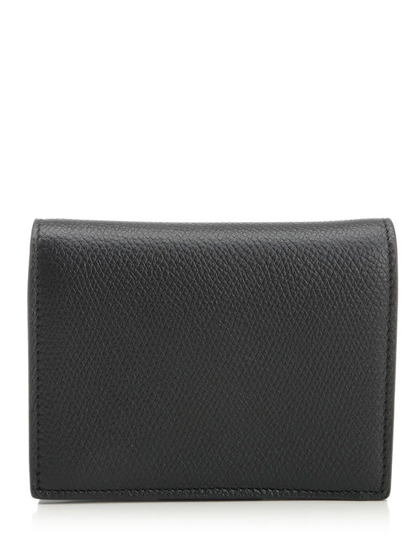 V Logo Leather Wallet - Image 3