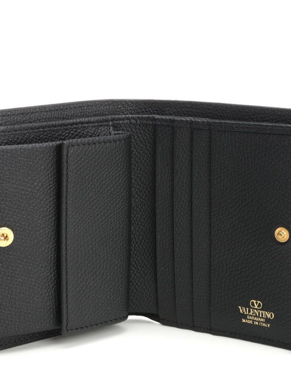 V Logo Leather Wallet - Image 4
