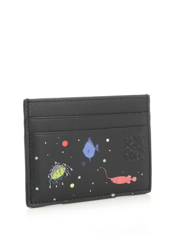 Deep Sea Leather Card Wallet - Image 2