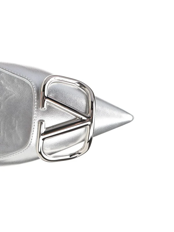 V Logo Slingback Heel - Image 4