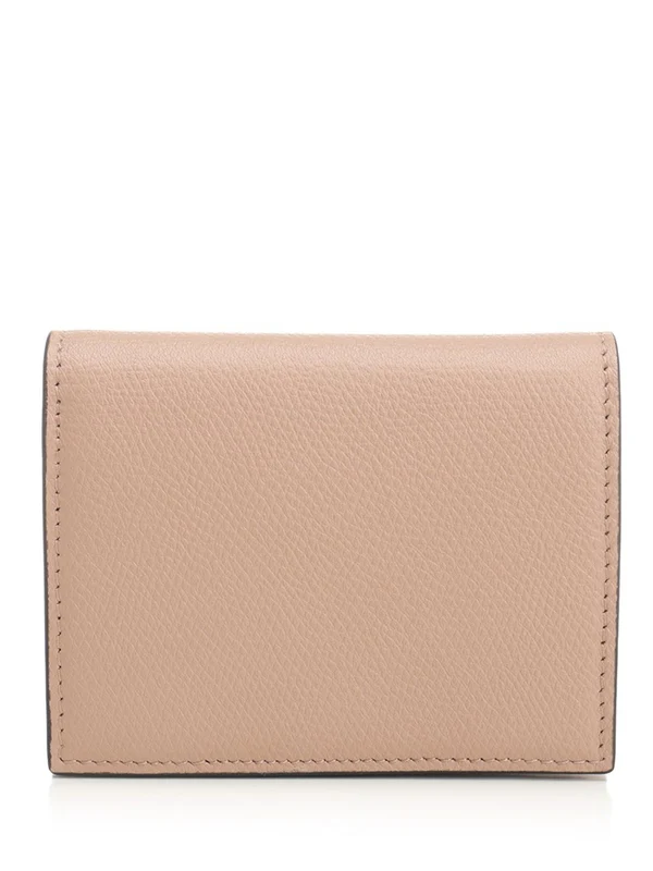 V Logo Leather Wallet - Image 3