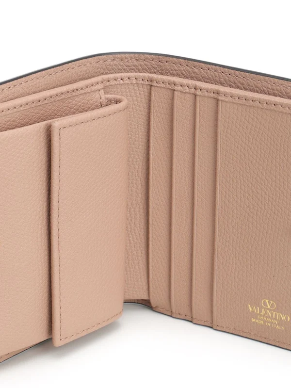 V Logo Leather Wallet - Image 4