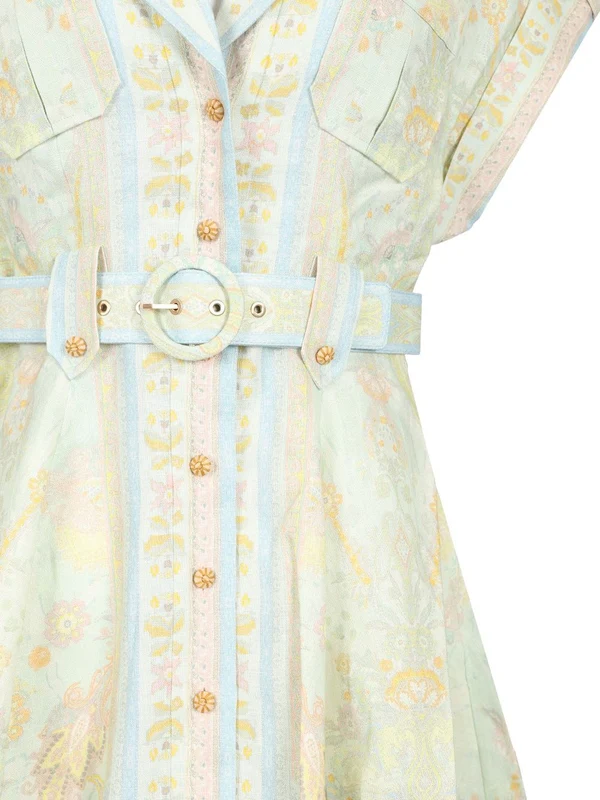 Acacia Linen Shirt Dress - Image 4