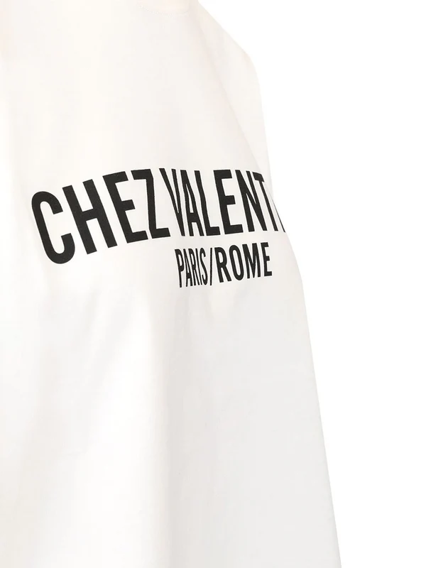 Chez Logo Printed Short Sleeve T-shirt - Image 4