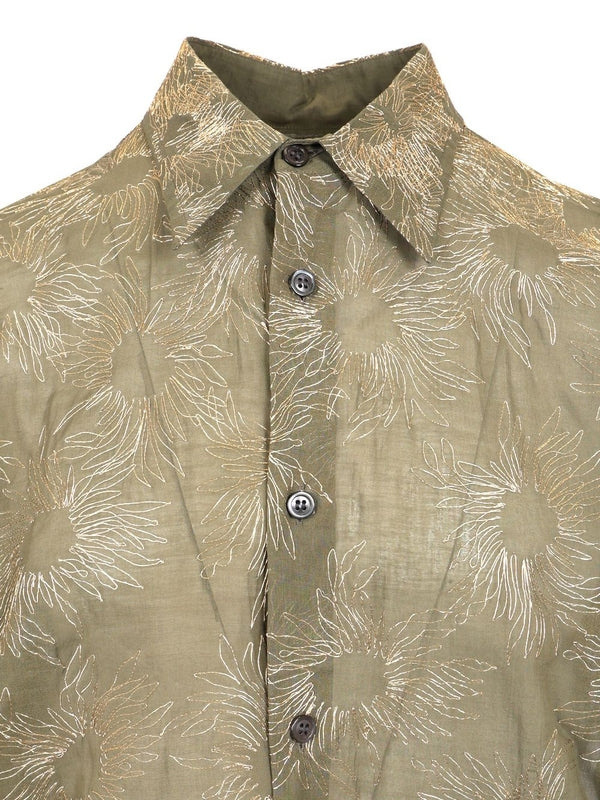 All-Over Embroidered Cotton Shirt - Image 4