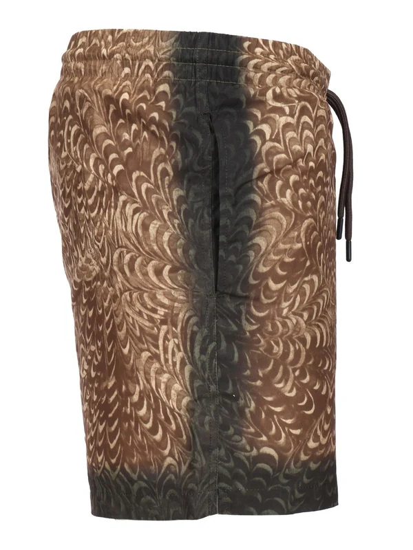 Printed Nylon Swim Shorts - Image 3