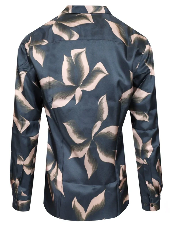 CARVIES Printed Silk Shirt - Image 2