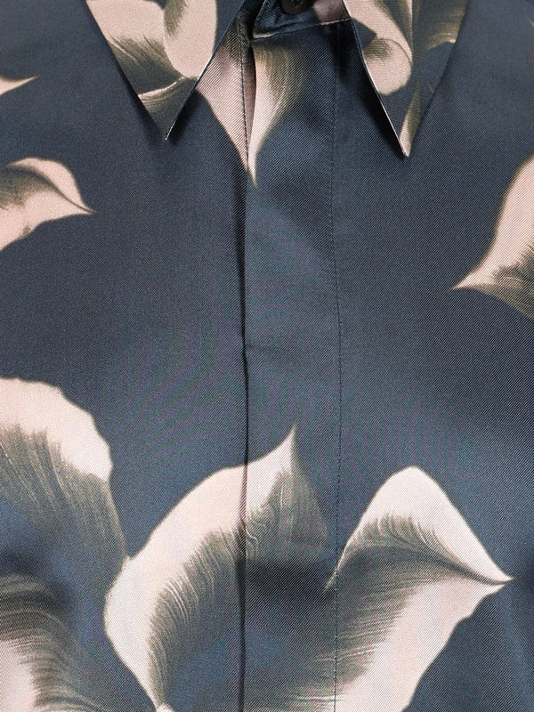 CARVIES Printed Silk Shirt - Image 4