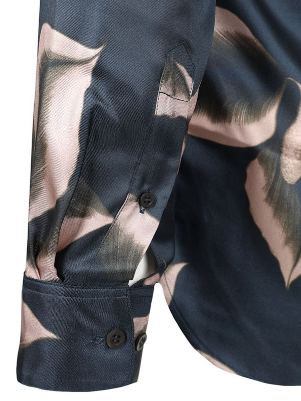 CARVIES Printed Silk Shirt - Image 5