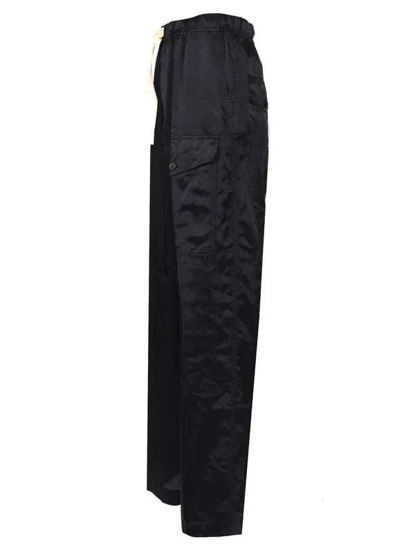 Drawstring Viscose Pants - Image 3