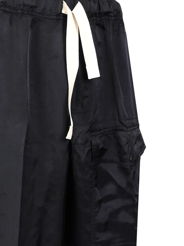 Drawstring Viscose Pants - Image 4