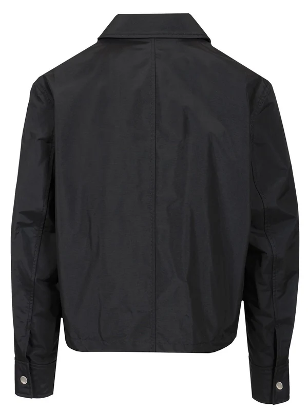 Embroidered Logo Nylon Bomber Jacket - Image 2