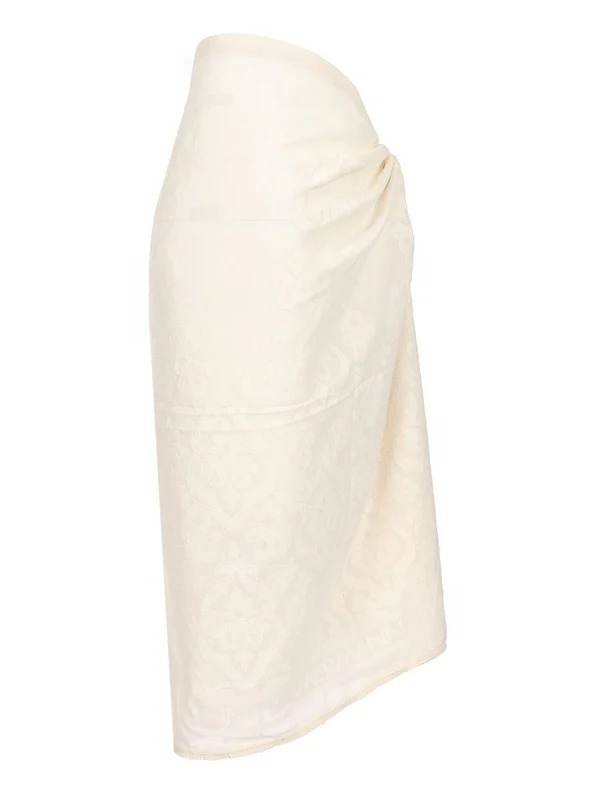 Crochet Jacquard Cotton Skirt - Image 3