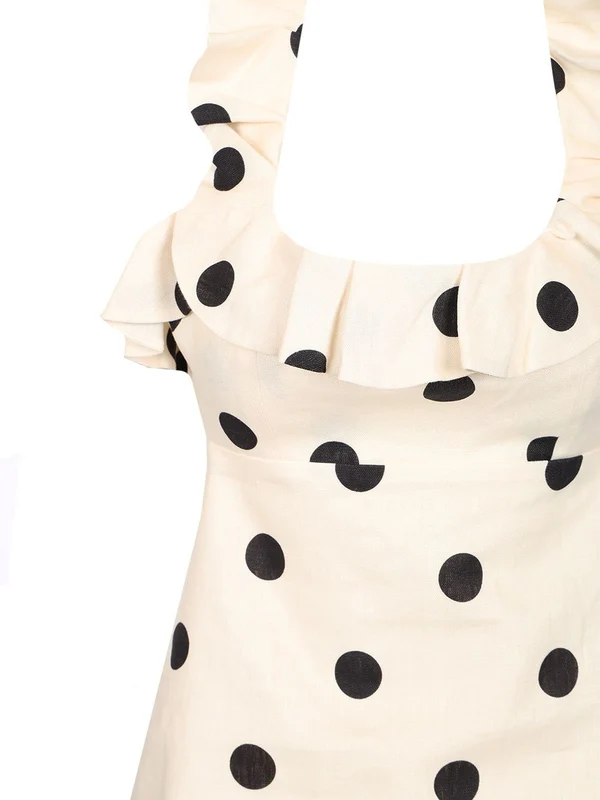 Crush Polka Dot Pattern Mini Dress - Image 4