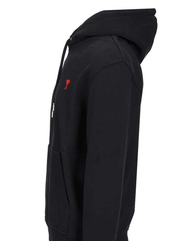 Embroidered Logo Cotton Hoodie - Image 3