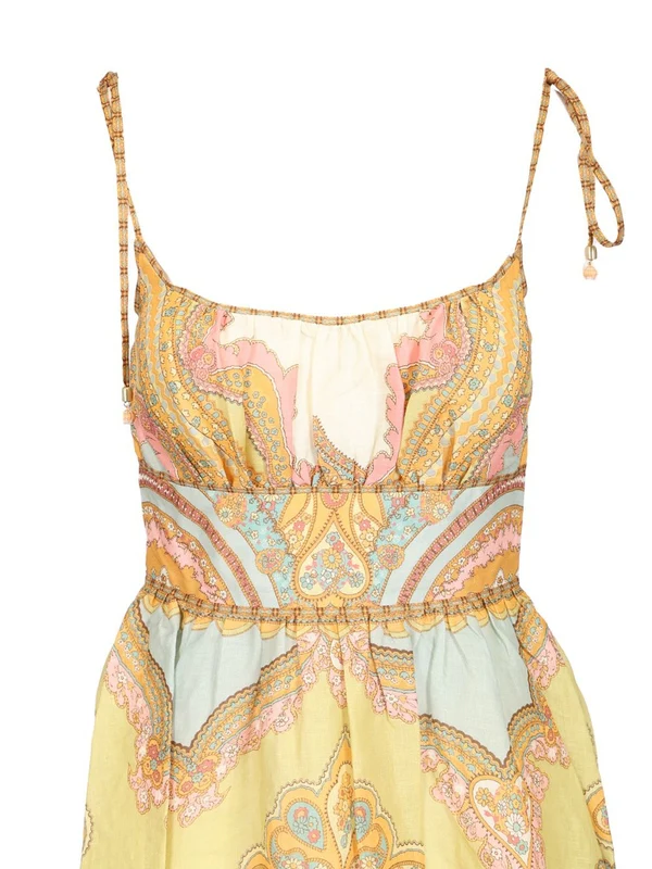 Maxine Linen Midi Dress - Image 4