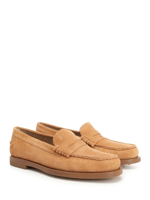 Monogram Logo Suede Loafers - Image 2