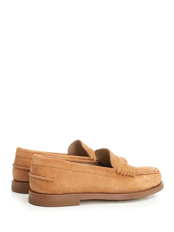 Monogram Logo Suede Loafers - Image 3