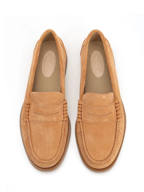 Monogram Logo Suede Loafers - Image 5