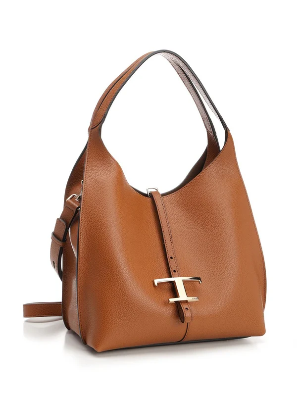 T Timeless Leather Shoulder Bag - Image 2