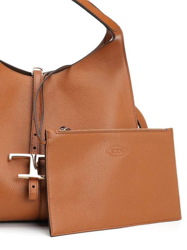 T Timeless Leather Shoulder Bag - Image 4