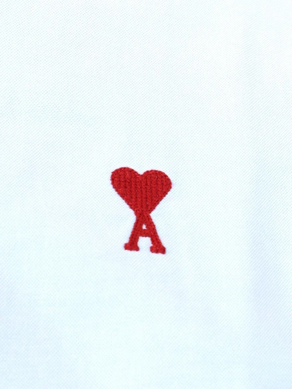 Embroidered Logo Cotton Button-down Shirt - Image 4