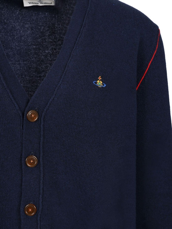 Alex Logo Wool Cashmere Cardigan - Image 3