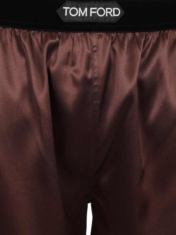 Silk Satin Boxer Shorts - Image 4