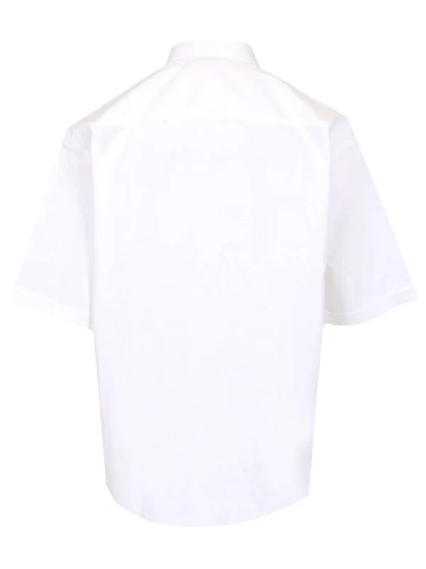 Embroidered Logo Cotton Short-sleeve Shirt - Image 2