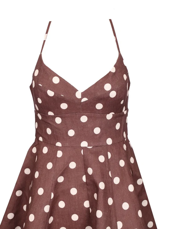 Acacia Polka Dot Pattern Dress - Image 3