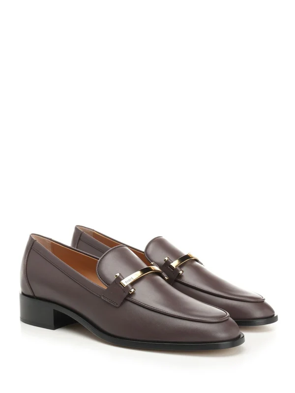 Brushed Leather Loafers - Image 2