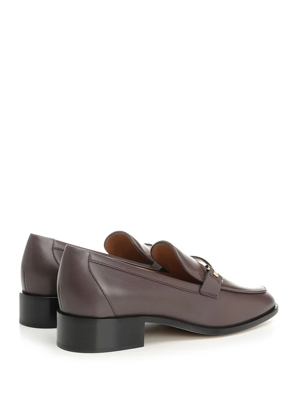 Brushed Leather Loafers - Image 3