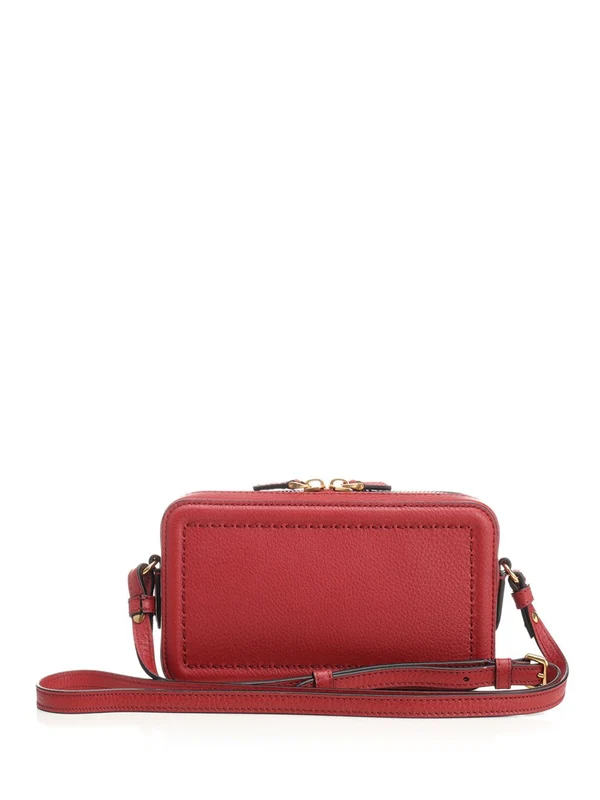 ALLTIME Logo Leather Shoulder Bag - Image 3