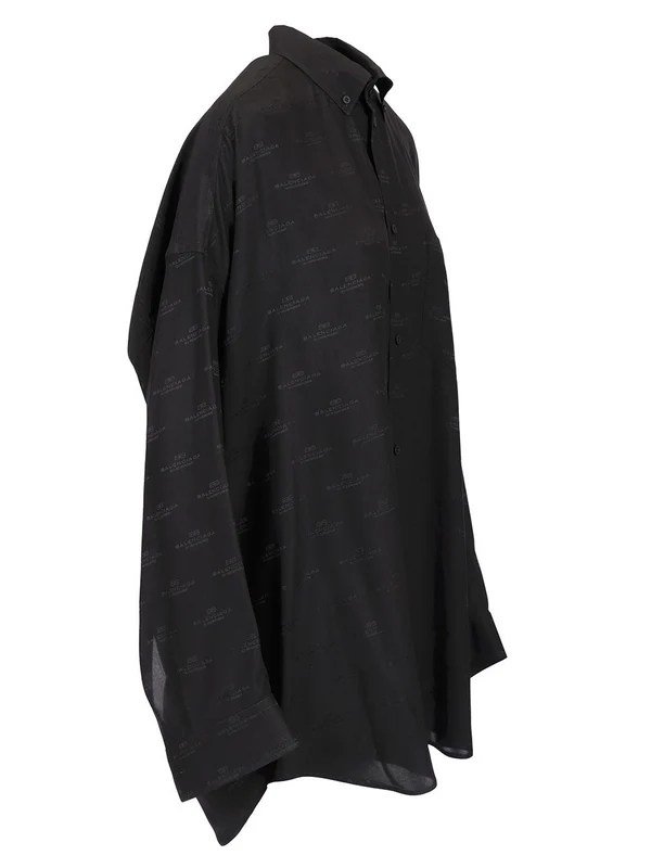 All-Over Logo Cocoon Shirt - Image 3