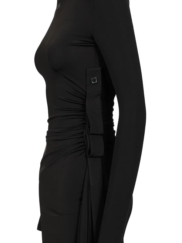 Sec Skin Drape Mini Dress - Image 4